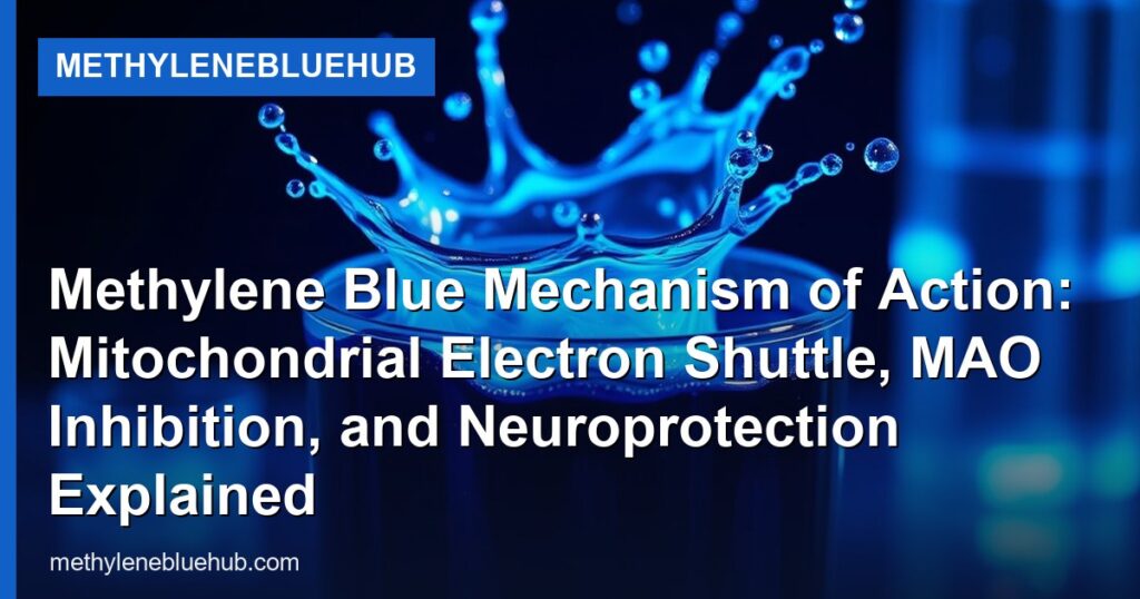 Methylene Blue Mechanism of Action: Mitochondrial Electron Shuttle, MAO Inhibition, and Neuroprotection Explained - MethyleneBlueHub