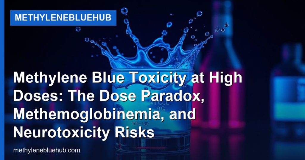 Methylene Blue Toxicity at High Doses: The Dose Paradox, Methemoglobinemia, and Neurotoxicity Risks - MethyleneBlueHub