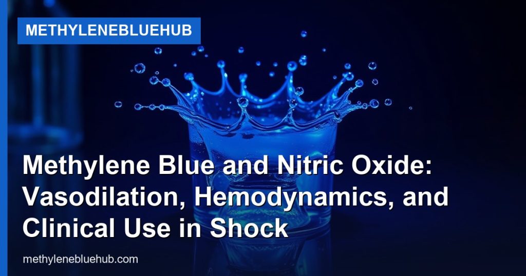 Methylene Blue and Nitric Oxide: Vasodilation, Hemodynamics, and Clinical Use in Shock - MethyleneBlueHub