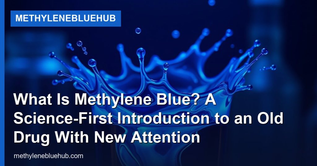 What Is Methylene Blue? A Science-First Introduction to an Old Drug With New Attention - MethyleneBlueHub