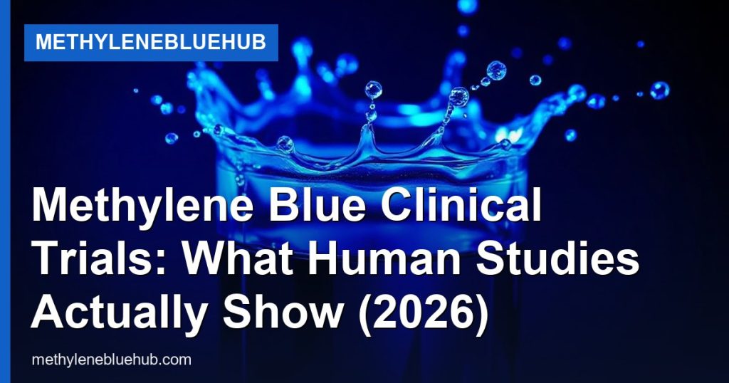 Methylene Blue Clinical Trials: What Human Studies Actually Show (2026) - MethyleneBlueHub