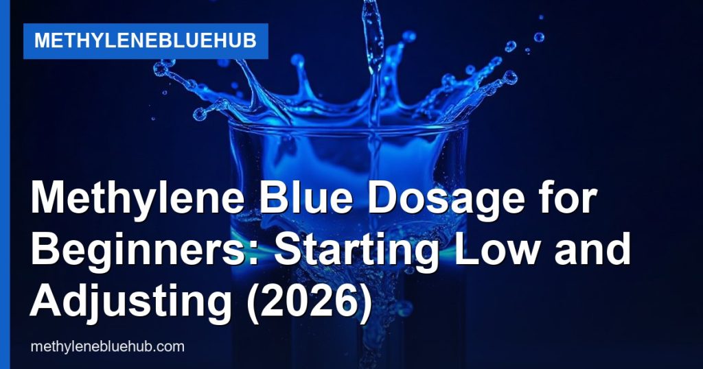 Methylene Blue Dosage for Beginners: Starting Low and Adjusting (2026) - MethyleneBlueHub